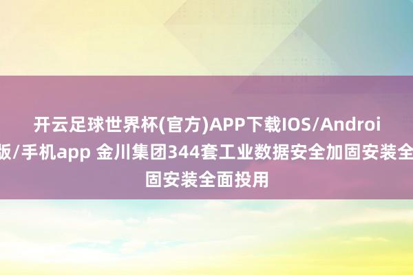 开云足球世界杯(官方)APP下载IOS/Android通用版/手机app 金川集团344套工业数据安全加固安装全面投用